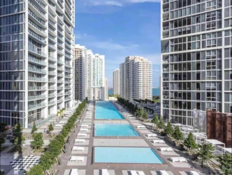 Luxury 1Br Condo W Icon Brickell-Freespa Маями Екстериор снимка